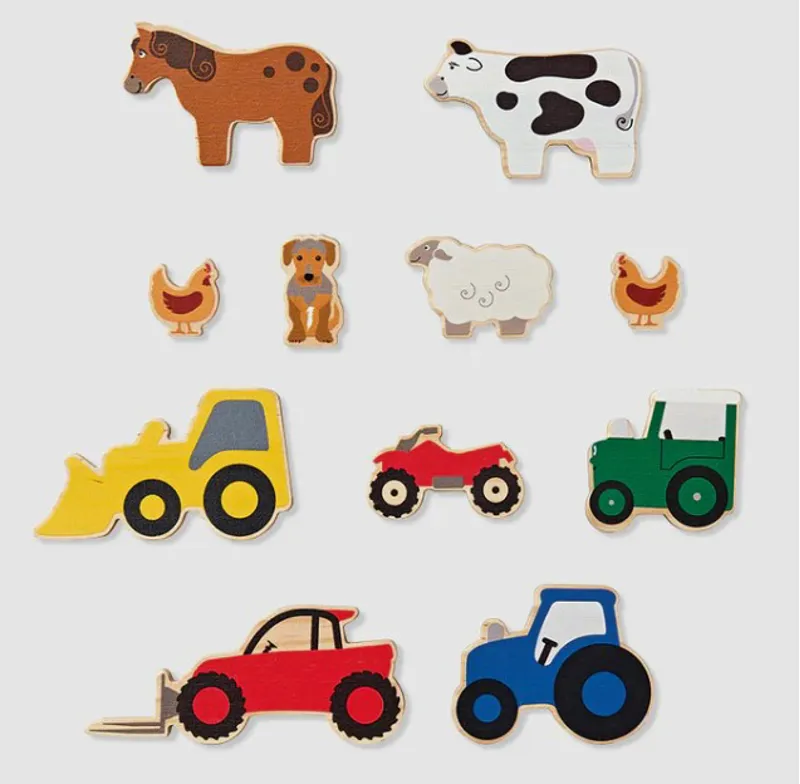 Tractor Ted Wooden Farm Blocks-1